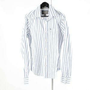 ABERCROMBIE & FITCH – Striped Muscle Fit Shirt: M